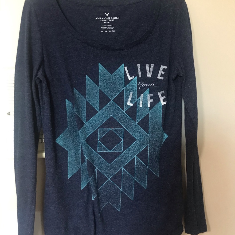 NEGOTIATIONS OPEN American Eagle Long Sleeve